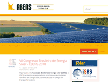 Tablet Screenshot of abens.org.br