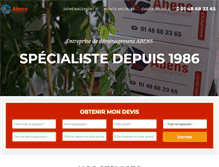 Tablet Screenshot of abens.fr